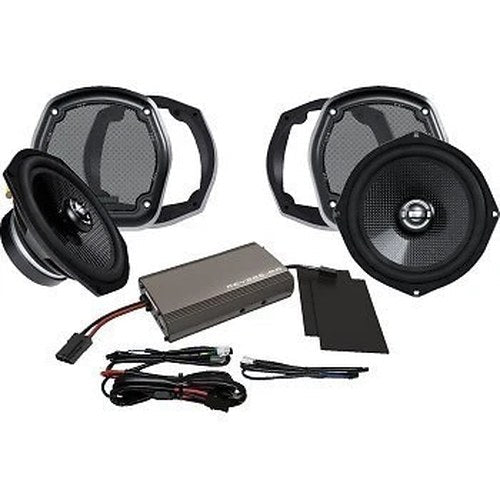 Hogtunes 702-XL Amp Kit Fairing Lower 7" Speaker & Amp Kit for 99-13 Flht