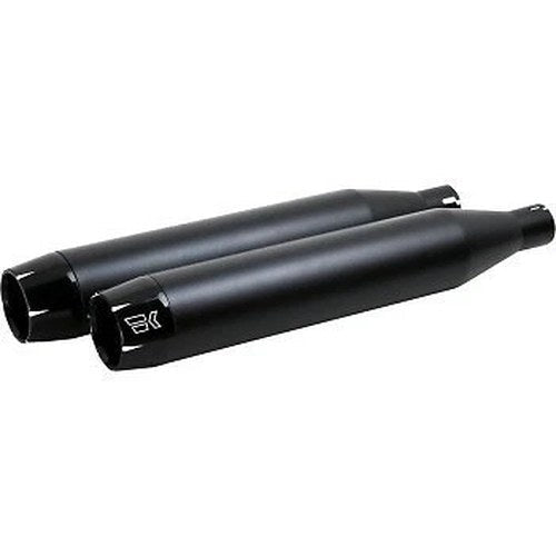 Khrome Werks 202600 Black 3-1/2" Softail Shredder Mufflers