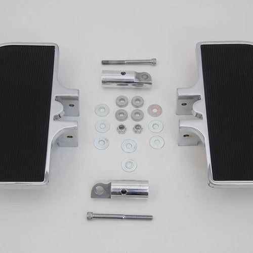 Chrome Mini Floorboards for Harley Softail Dyna Sportster Passenger Male Mount