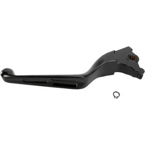 Black Slotted Wide Blade Replacement Brake Lever for 14-22 Sportster
