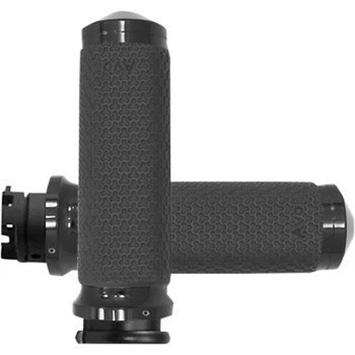 Avon Grips IN-S-MF-63A-AN Black Medium Memory Foam Grips for Indian Scout
