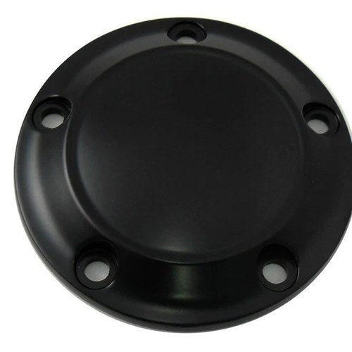 V-Twin 42-0197 Matte Black Smooth Timer Points Ignition Cover for Twin Cam