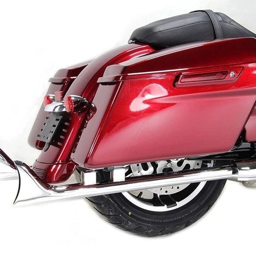 V-Twin 30-0972 M8 33" Straight Fishtail Exhaust Extension Set Chrome