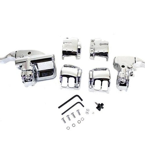 V-Twin 22-0600 Handlebar Control Kit Chrome