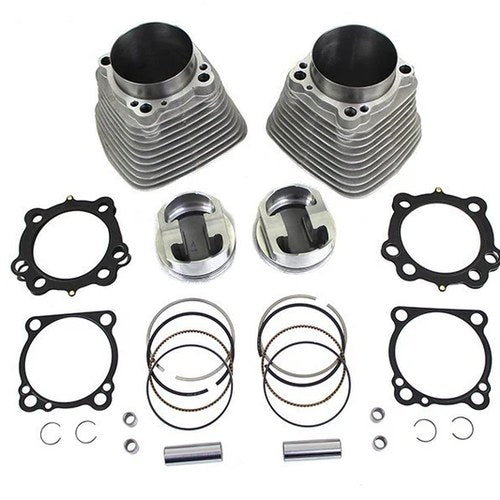 V-Twin 11-1273 1270cc Cylinder and Piston Conversion Kit Silver