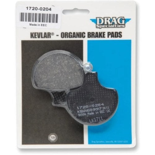 Drag Specialties 1720-0204 Organic Front Brake Pads - 84-99 Dyna Touring Softail