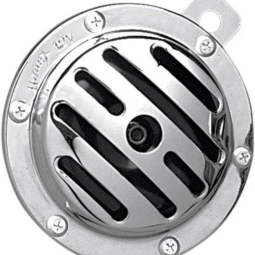 Drag Specialties DS-271996 Chrome Universal Mount Slotted 12V Horn
