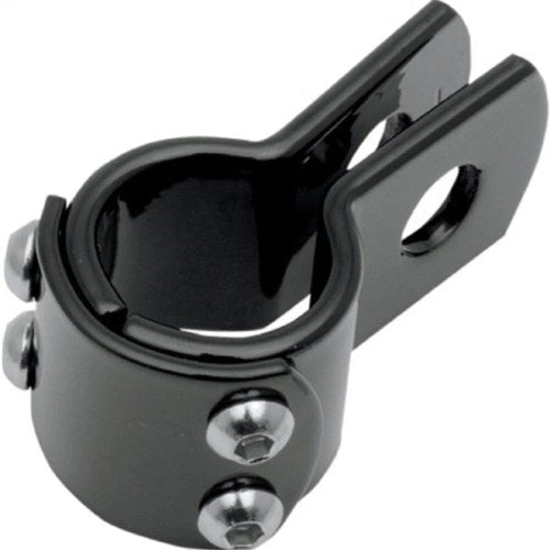 Drag Specialties 2404-0484 Black 1-1/2" Three-Piece Frame Engine Guard Clamp