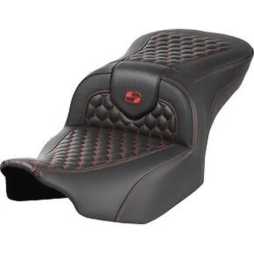 Saddlemen 823-07-18904 Roadsofa Seat- Red Stitch - Harley FLTR/FLHX '23-'24