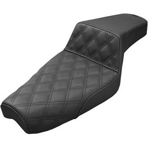 Saddlemen 879-03-172 Black Step-Up Seat Front Lattice Stitch for 79-03 Sportster