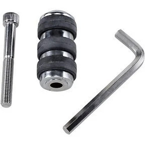 Drag Specialties DS-253510 Chrome Soft-Ride 3-Ring Shifter Peg for Harley