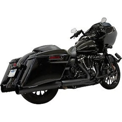 Bassani Xhaust 1F745B 4-1/2" Slip-On Mufflers- Black