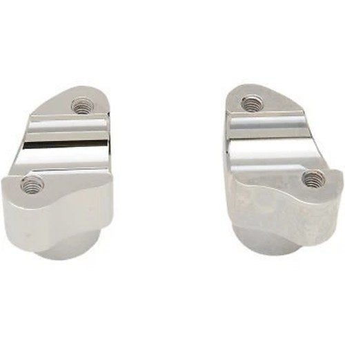 Drag Specialties DS-290113 Chrome 1-1/2" Buffalo Risers for 1" Harley Use