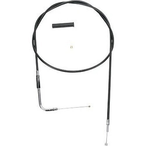 Drag Specialties 0650-1074 Black Vinyl Throttle Cable