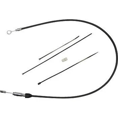 Drag Specialties 0652-2862 Upper Clutch Cable- 48" - Black/Chrome