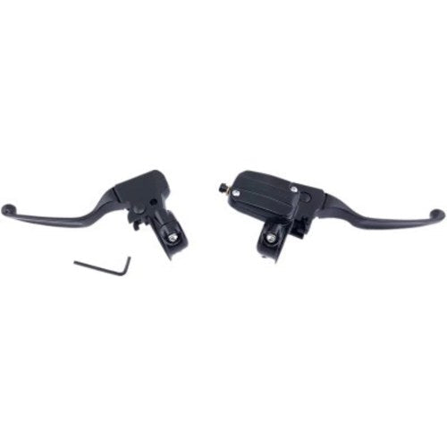 Drag Specialties 0610-2151 Black Handlebar Control Kit for Touring 99-06