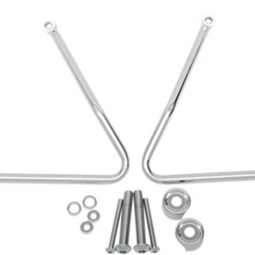 Drag Specialties 3501-0159 Chrome Saddlebag Supports for Sportster 04-22