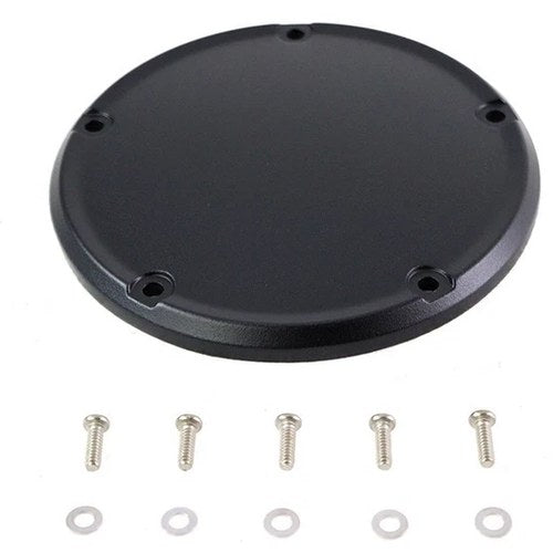 V-Twin 42-0232 Wrinkle Black Clutch Derby Cover for Harley Touring 16-26 M8