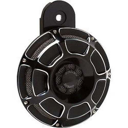 Arlen Ness 70-204 Billet Horn Kit- Beveled - Black
