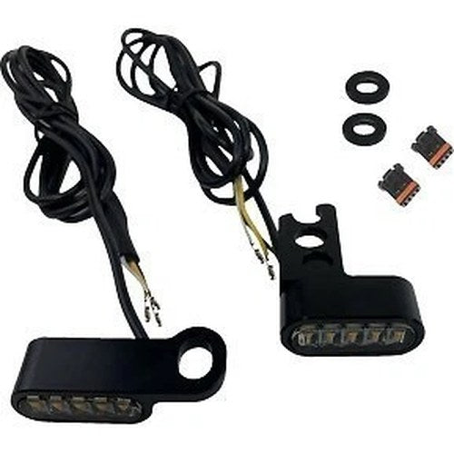 Custom Dynamics CD-MMTS-AW-B Black Mirror Mount Front Turn Signals