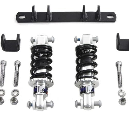 V-Twin 31-1309 Mini Solo Seat Shock Kit for Harley Custom Motorcycle Application