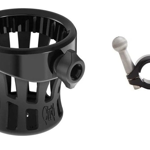 Ciro 5513 Black Gen 2 Drink Holder with 7/8" to 1" Handlebar Clamp