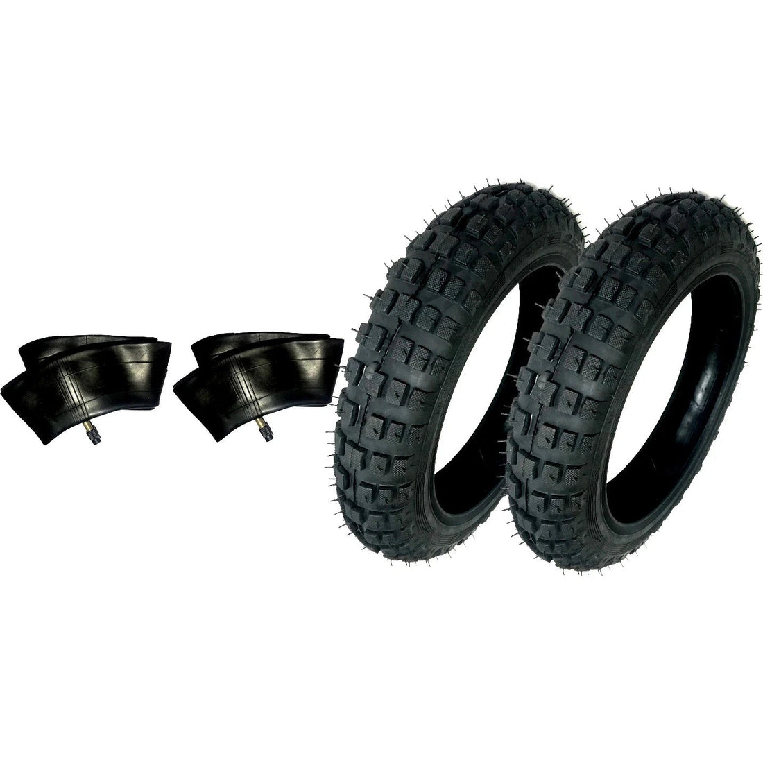 2) HD Tire And Tube Straight Size 2.50-10 2.50X10 For Razor Razer SX500 SX650