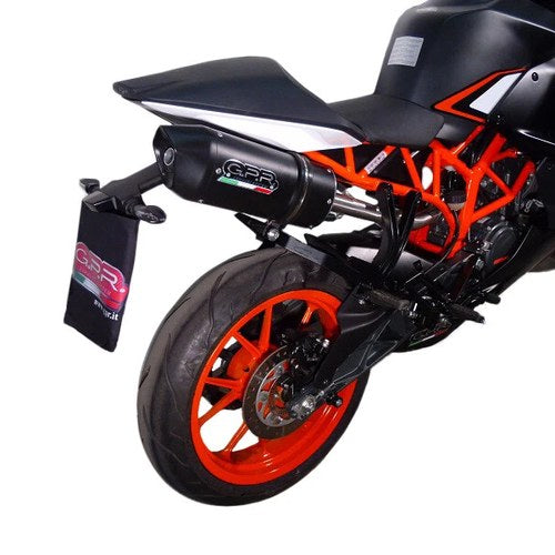Gpr Exhaust KTM RC200 2014-2016 Racing Slip-On Furore Nero