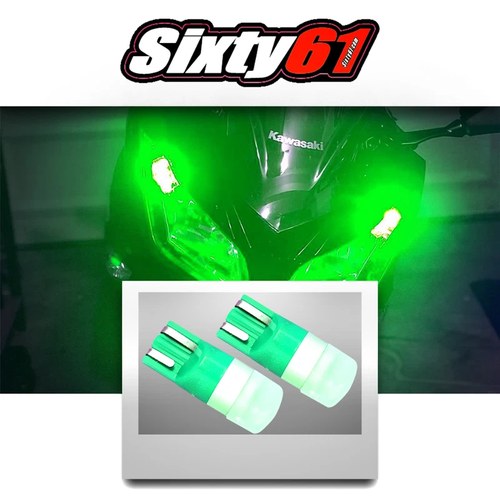 BMW S1000RR 2009-2025 2026 Green LED Side Marker Light Running Parking Bulbs