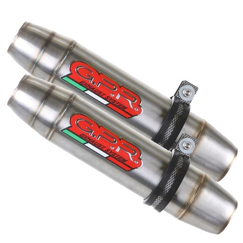 Gpr Exhaust Royal Enfield Continental 650 2021-22 DeeptInox DBKillr Dual SlipOn
