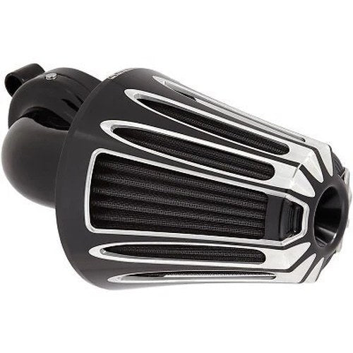 Arlen Ness Deep Cut Monster Sucker Black for Harley M8 Touring & Softail