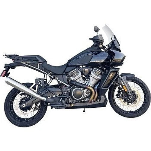 Bassani Xhaust 1P187SS 4" Stainless Steel Slip-On Exhaust for 21-22 Pan America