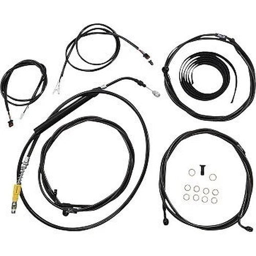 LA Choppers LA-8058KT3-13B Black Cable Kit Complete Kit