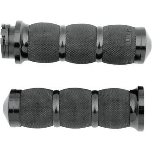 Avon Grips AIR-90-ANO Black Anodized 3-Ring Air Cushioned Hand Grips Cable Op