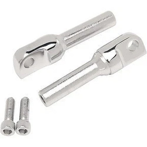 Drag Specialties DS-253541 Chrome Adjustable Designer Peg Mounts