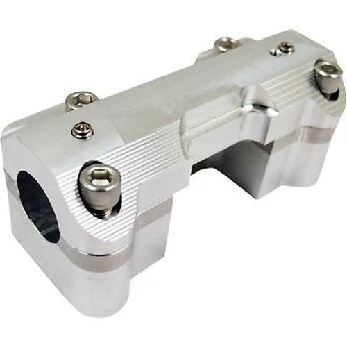 LA Choppers LA-7415-03 Raw Handlebar Clamp Set 1.25" for 15-22 Road Glide Fltr