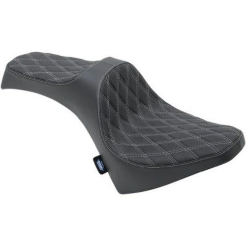 Drag Specialties Predator Iii Silver Diamond Stitch Seat for Indian Scout 15-19