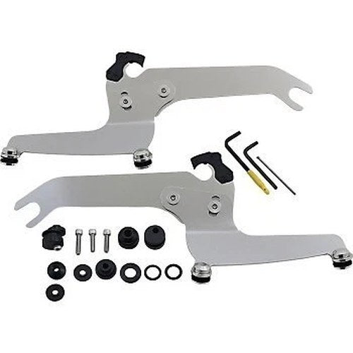 Memphis Shades Sportshield Polished Mounting Hardware Softail Slim Flsl 18-21