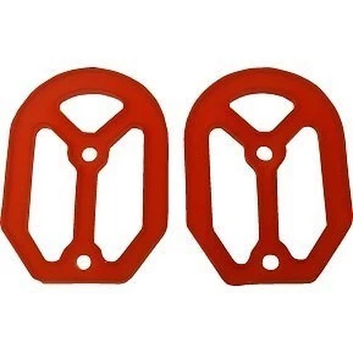 Drag Specialties 1620-2487 Qualifier Insert- Rubber - Red
