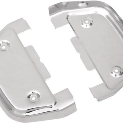 Drag Specialties 1621-0123 Chrome Passenger Floorboard Covers for Harley Touring