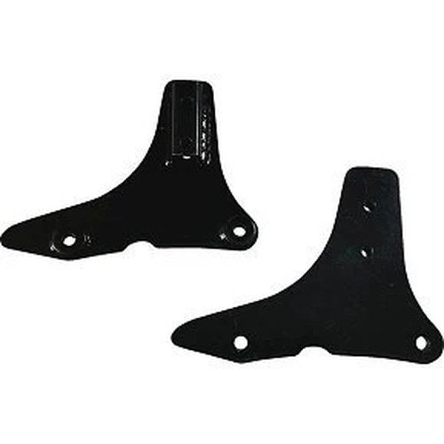 Drag Specialties 1504-0124 Black Sissy Bar Side Plates for 14-23 Touring