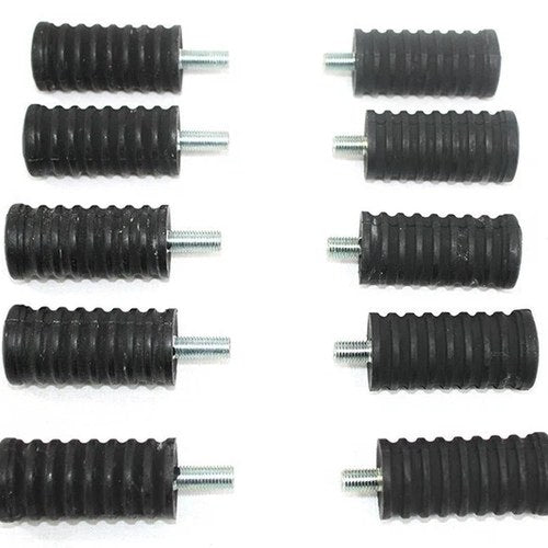V-Twin 21-0317 Shifter Footpeg Black Rubber
