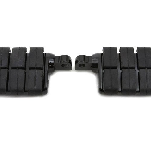 V-Twin 27-1059 Black Iso Dually Foot Pegs for Male Mount Harley Application