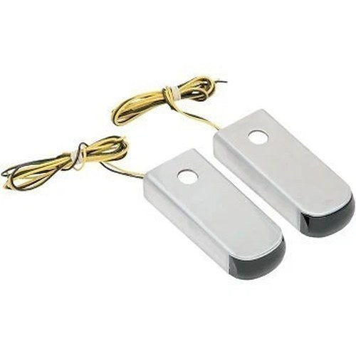 Alloy Art Raw Unfinished Amber/Smoke LED Fender Strut Marker Lights for 84-17