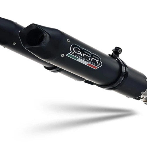 Aprilia Shiver 750 - Gt 2007-2016 Exhaust Gpr Double Slip-on Furore Nero