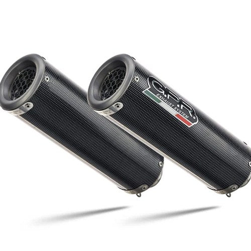 Kawasaki Z1000 2010-2013 Exhaust Gpr Double Slip-on M3 Poppy