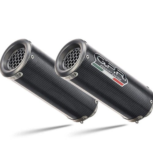 Ducati Monster 696 2008-2014 Exhaust Gpr Double Slip-on M3 Poppy