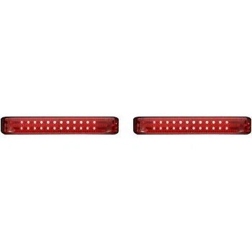 Custom Dynamics PB-SB-SS8-CR Chrome Red ProBEAM Bagz LED Saddle Bag Lights