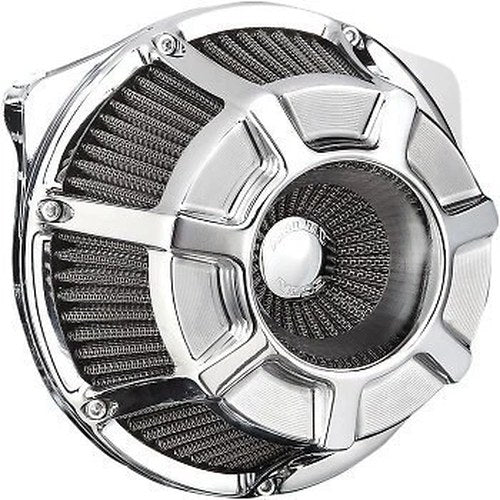Arlen Ness 18-918 Chrome Beveled Inverted Series Air Cleaner for M8 17-20