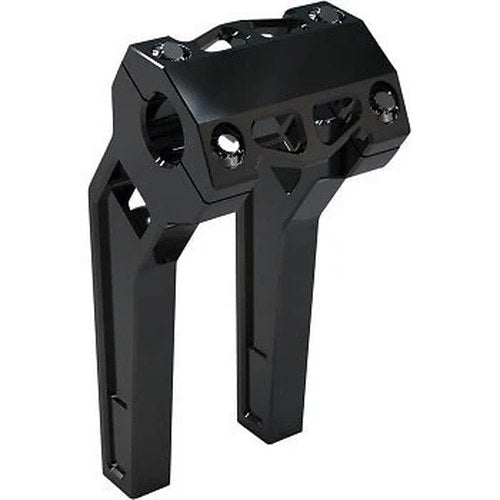 LA Choppers Black 8" Pullback Performance Risers for 1-1/4" Handlebars